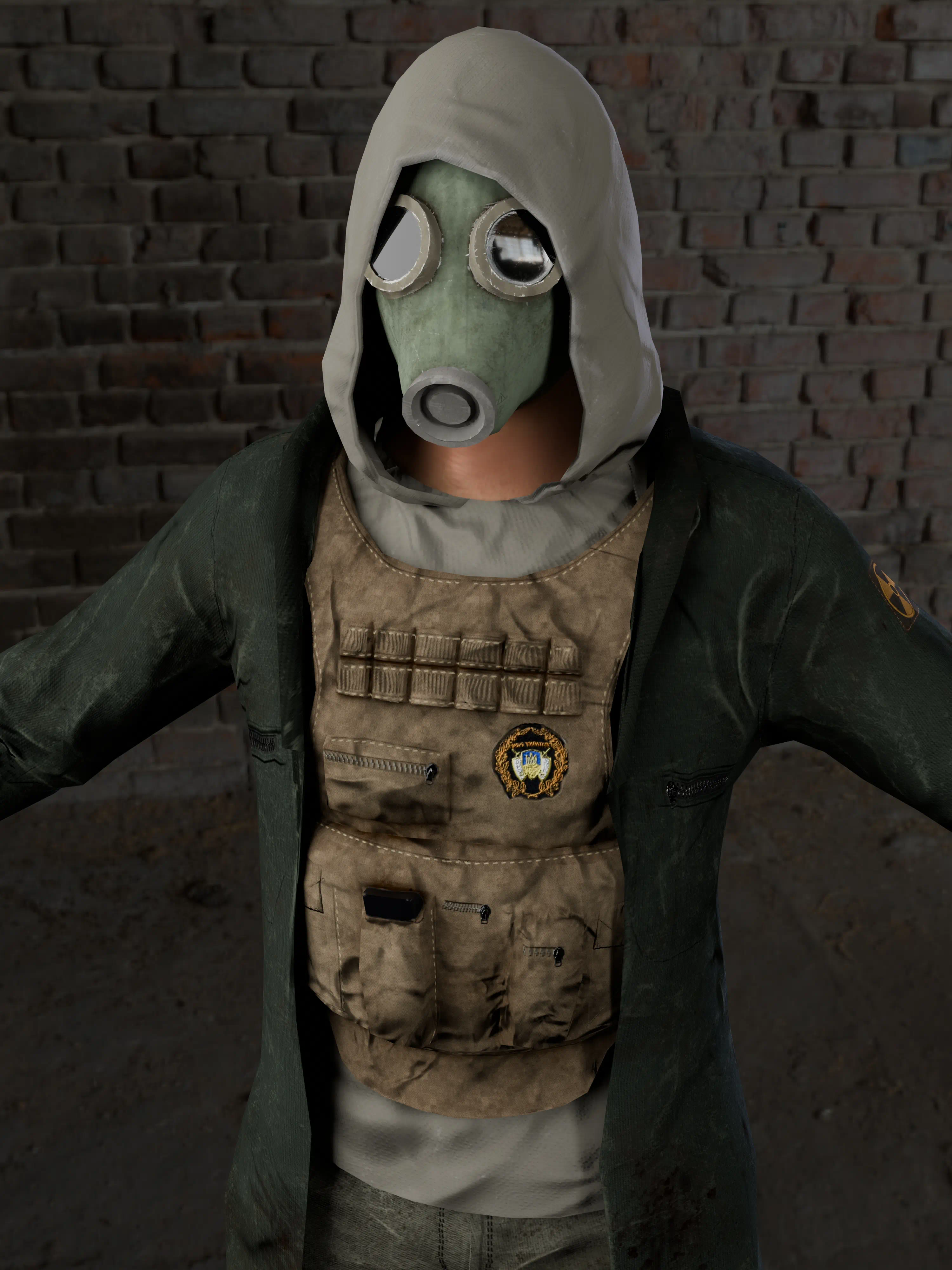 Base model close-up head